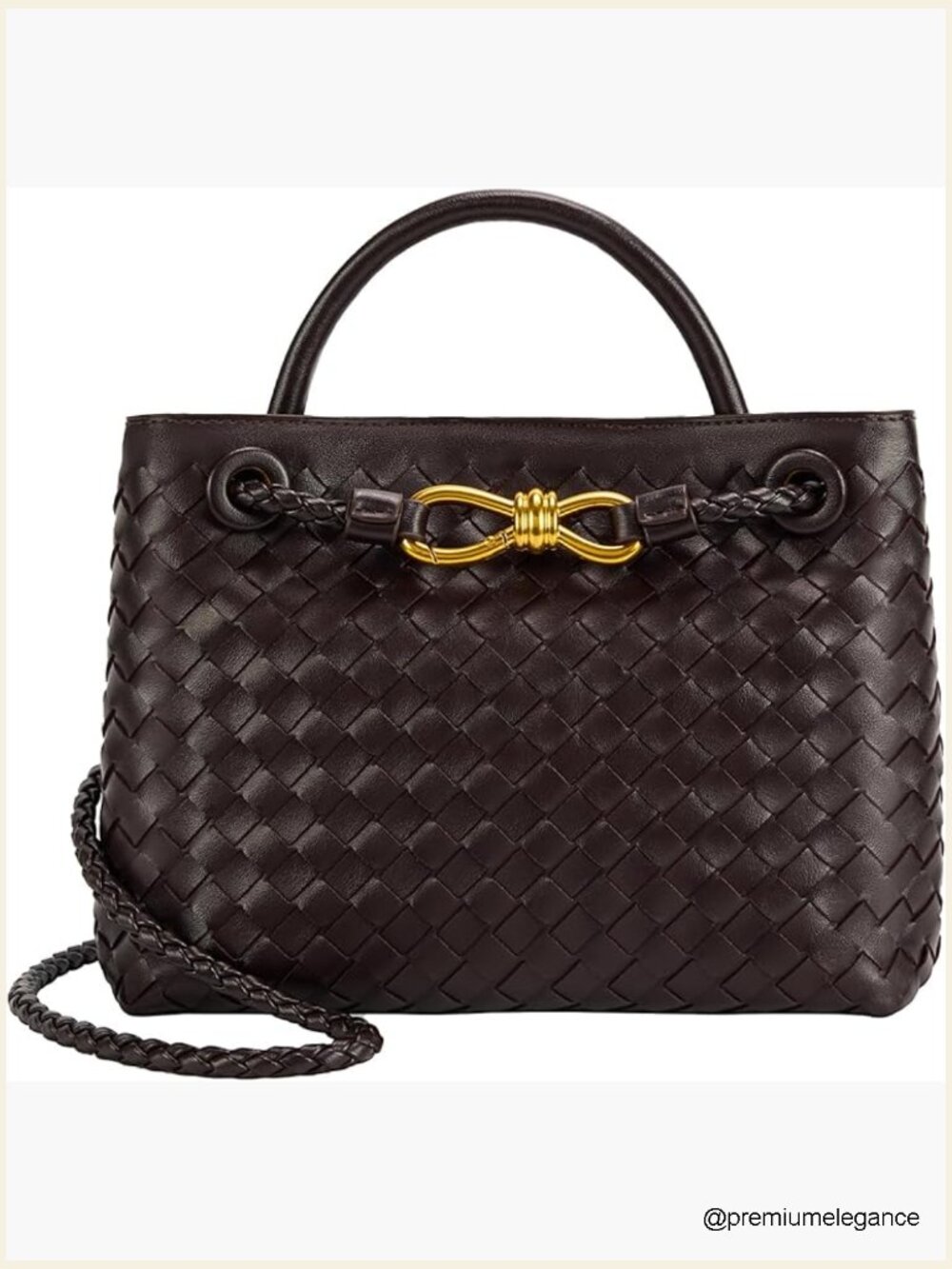 Woven Tote Bag For Women Leather Shoulder Handbag Designer Top Handle Purse